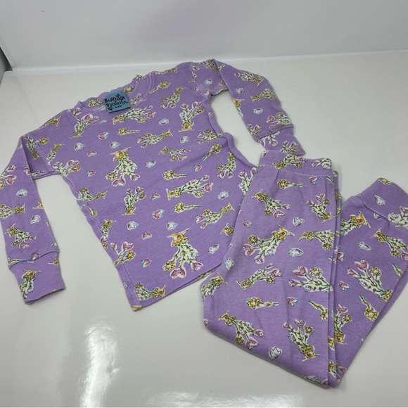 Bullfrogs and Butterflys for Kids Pajama Top and Bottom Set Girls 4 - Picture 1 of 2